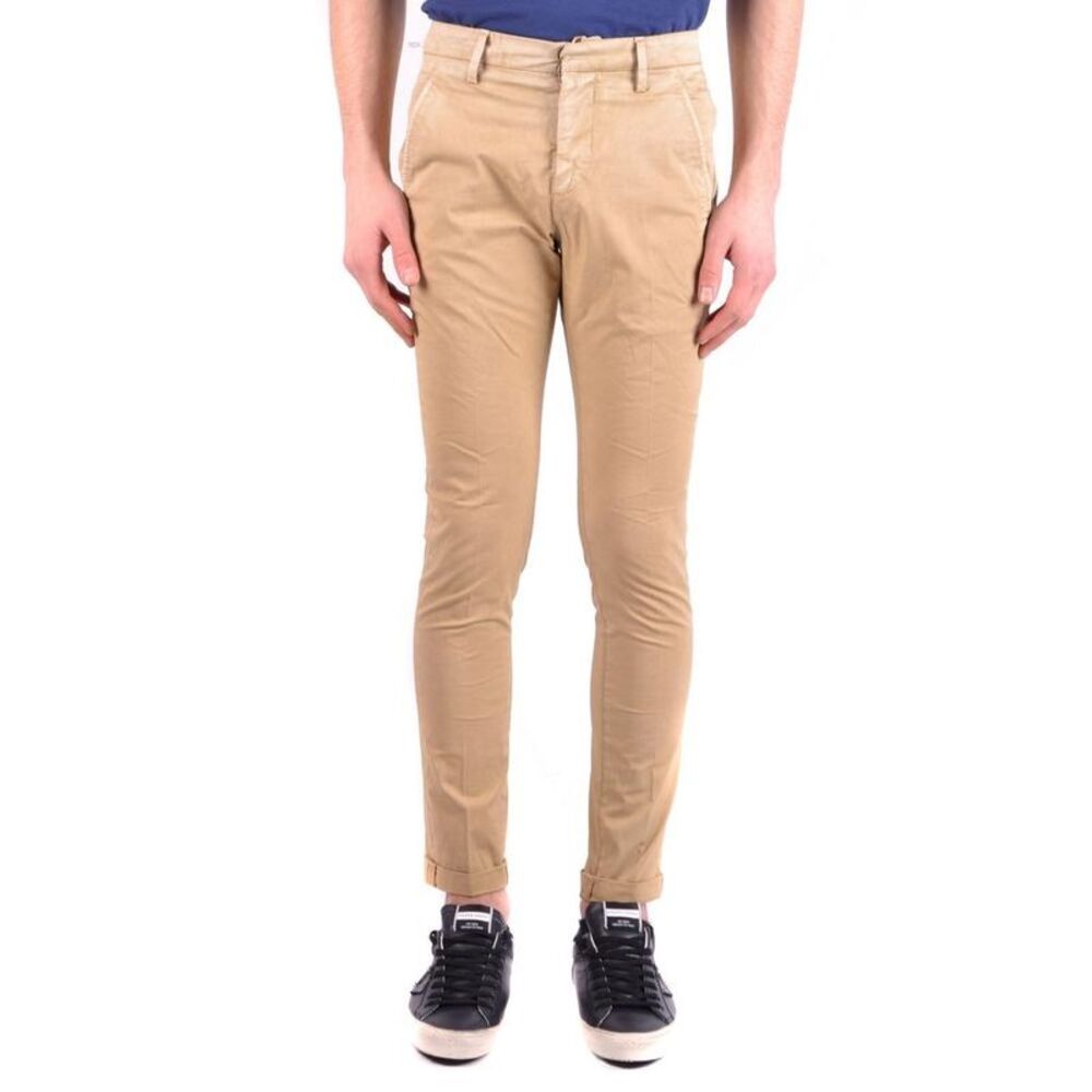 Dondup Slim Fit Chino Men Beige Pants